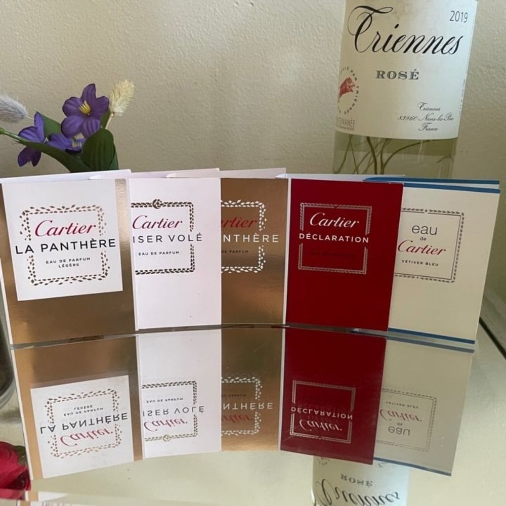 Cartier EDP +EDT 5pc 1.5mL Travel Spray  Bundle NEW